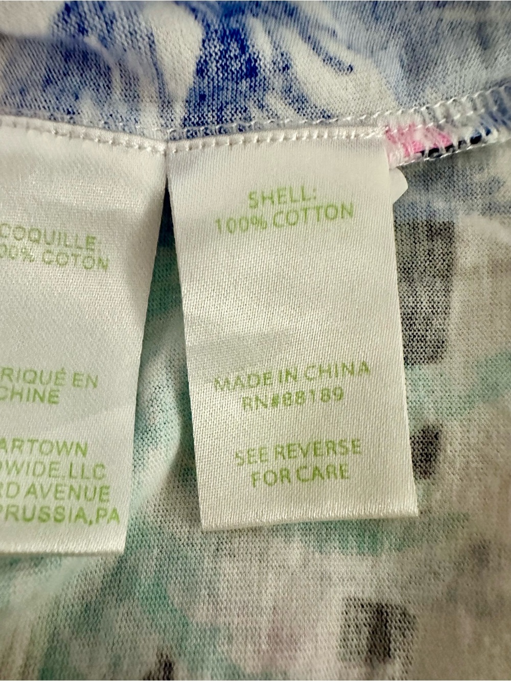 Lilly Pulitzer Palm Tree Stripe Shift Dress White Navy Pink Size S - Picture 4 of 6